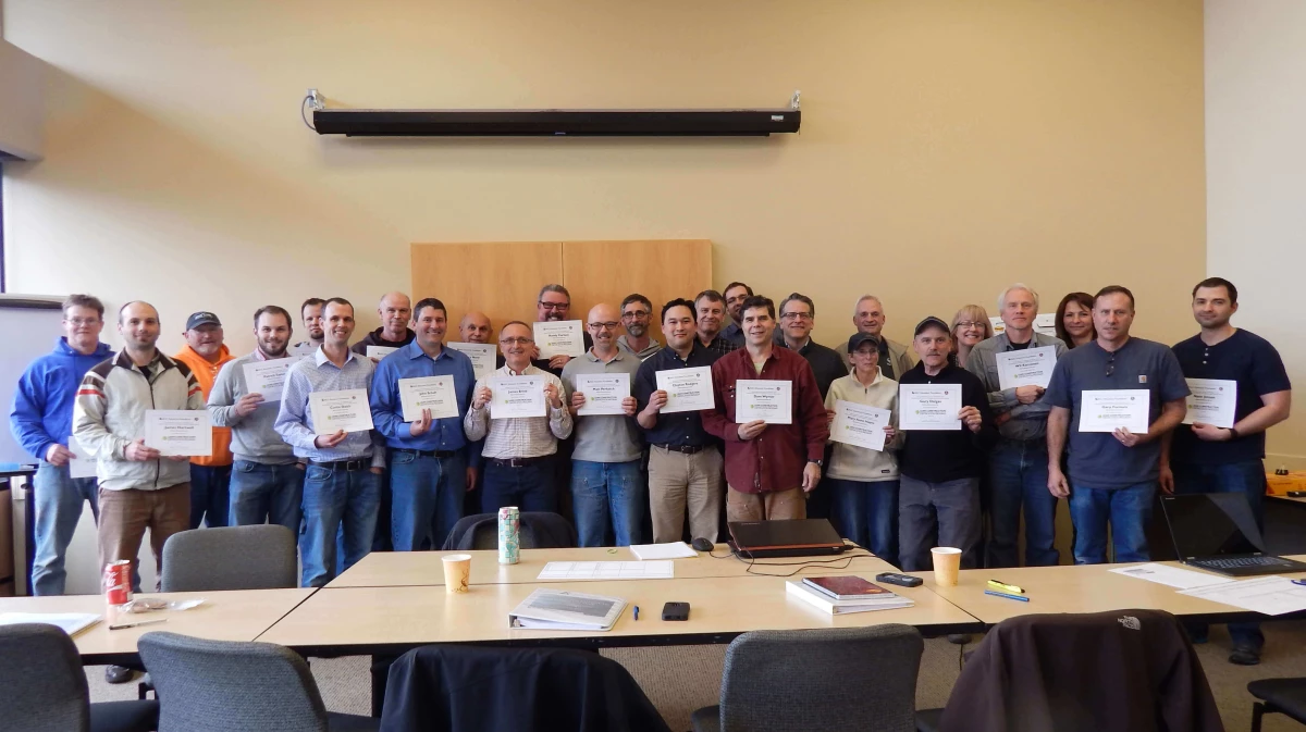 Certification group photo