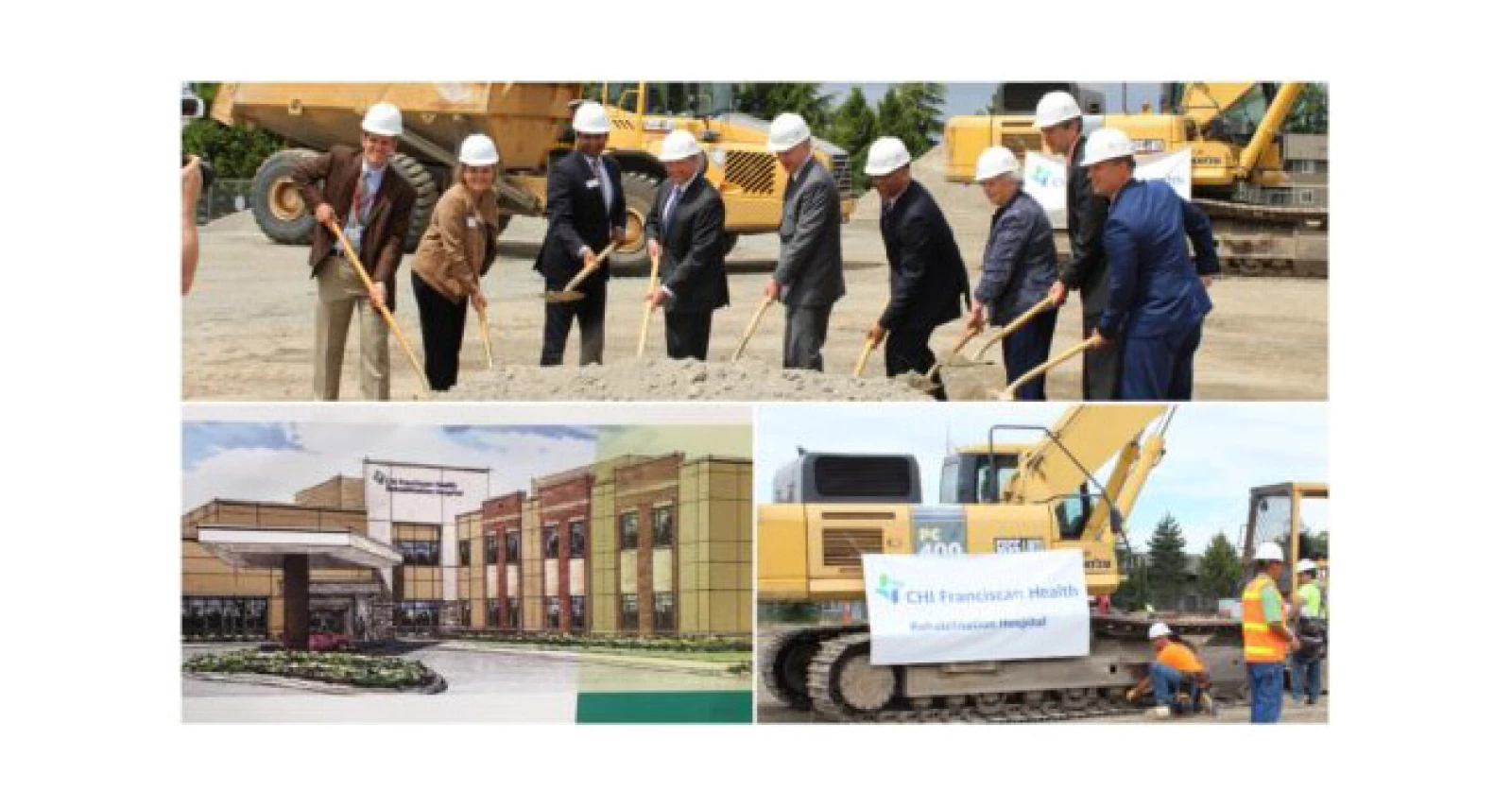 Breaking Ground on the new CHI Franciscan Health Rehabilitation Hospital!