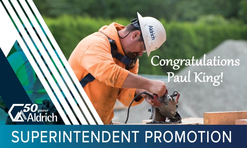 Paul King Promoted to Superintendent