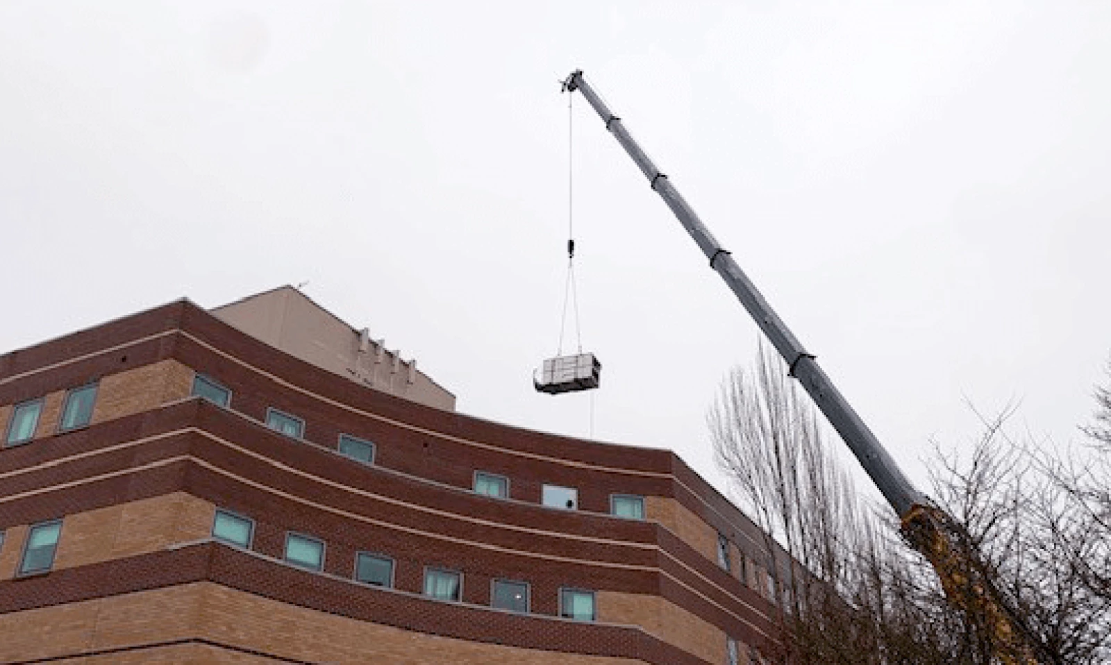 Crane Pick at Occupied Hospital Went Off Without A+ Hitch!