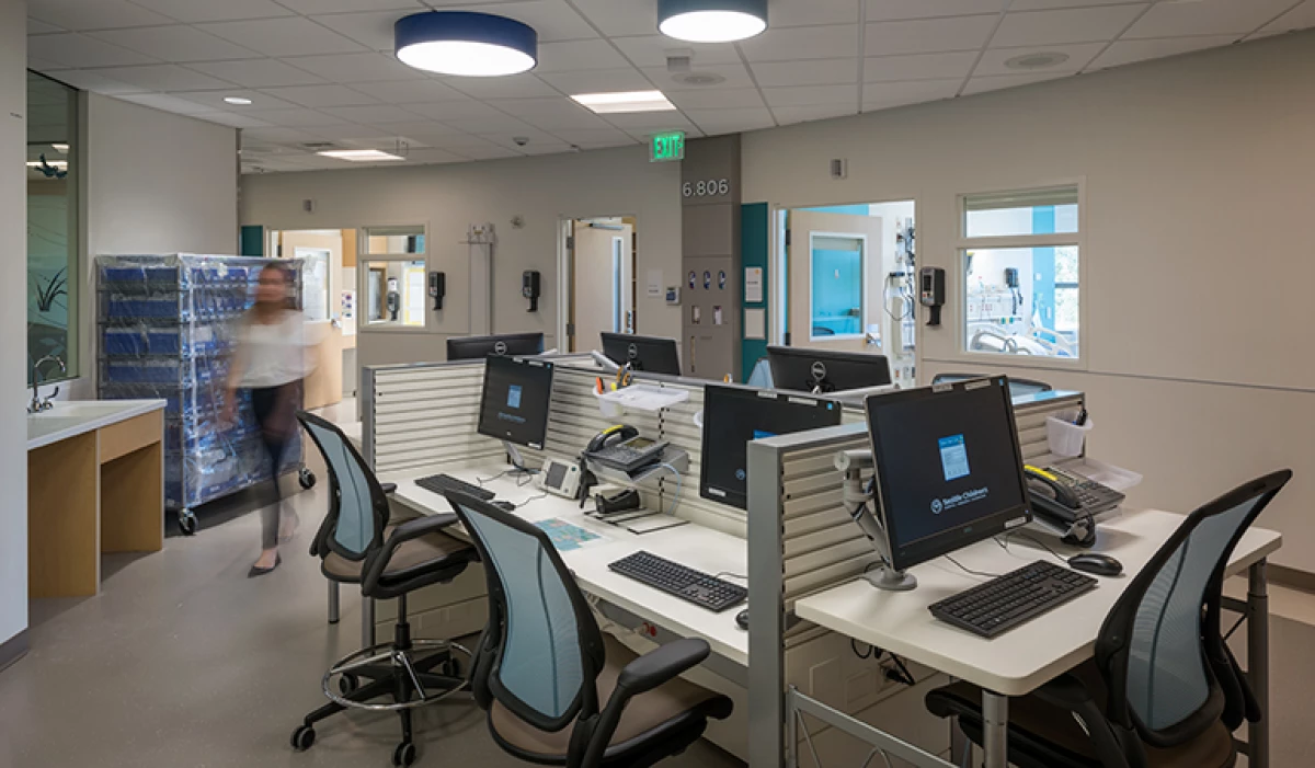 Project image for Seattle Children's Hospital River 6C Patient Room Upgrades