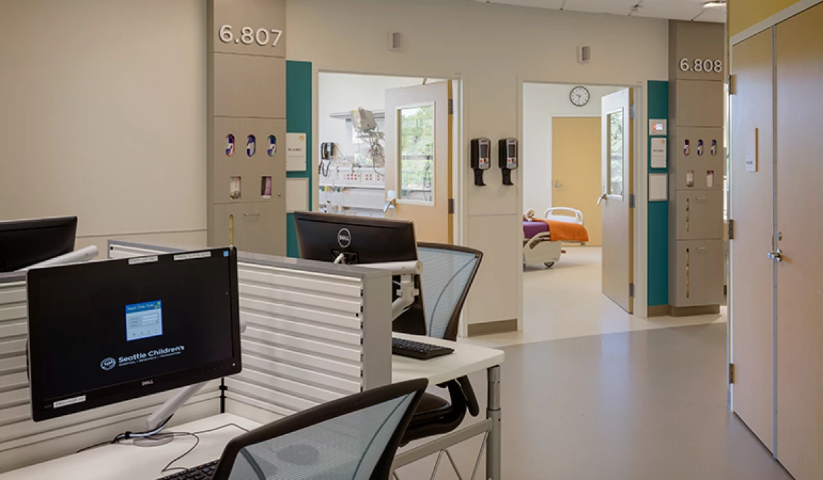 Project image for Seattle Children's Hospital River 6C Patient Room Upgrades