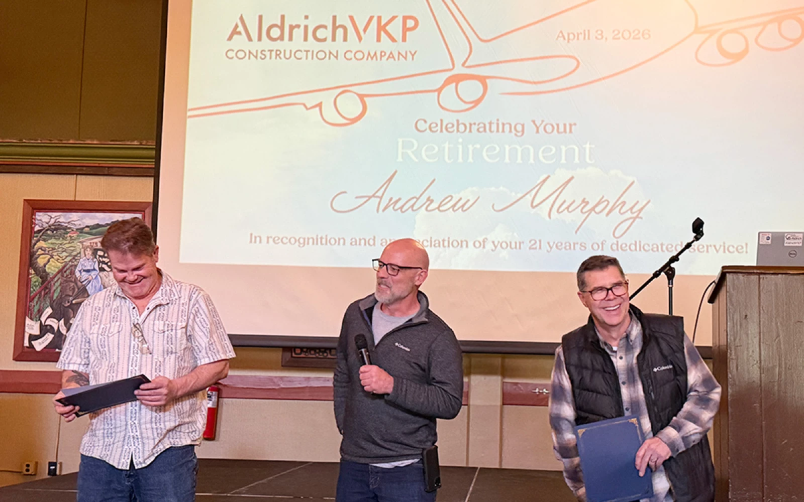 Celebrating Superintendents Andrew Murphy and Dave Wymer's Retirements